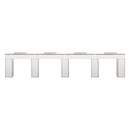 LUX Le Blanc Multi Manicure Nail Table Marble Top with UV Hole, Vent & USB