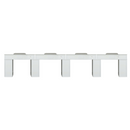 LUX N146 Multi-Section Manicure Nail Table Marble Top with UV Hole, Vent Pipe, & USB