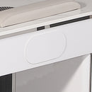 LUX Le Blanc Multi Manicure Nail Table Marble Top with UV Hole, Vent & USB